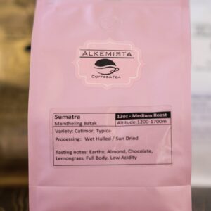 Sumatra Mandheling - Medium-Light Roast, Whole Beans - 12oz bag